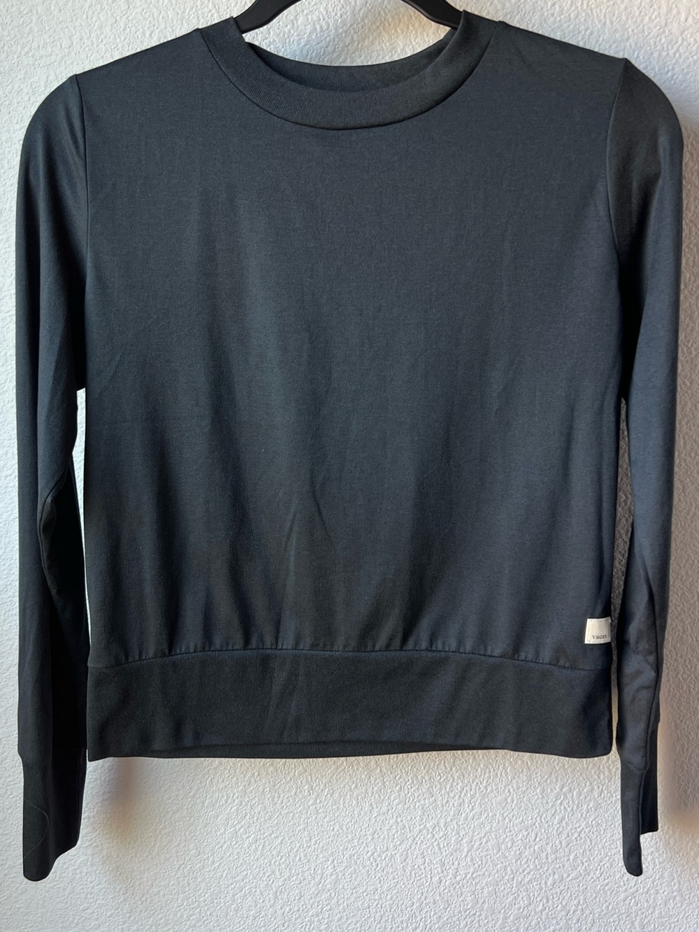 Vuori Daydream Crew Long Sleeve Top Black XS VW133